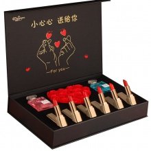520情人节生日礼物中国风雕花口红香水套装玫瑰香皂花礼盒礼品