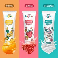 百力巨人 儿童功效牙膏健齿防蛀 3支