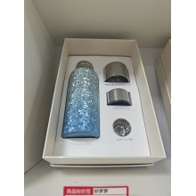 渐变蓝纯钛保温杯420ml一个